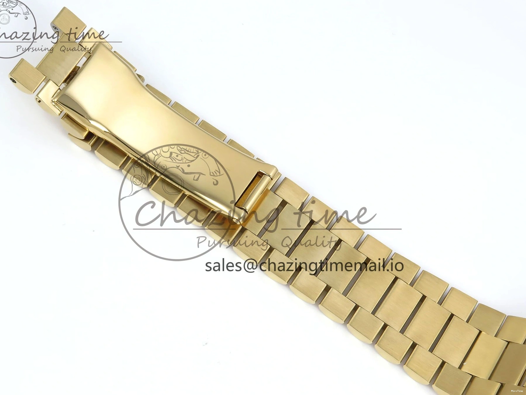 MiroTime 0314 DayDate 40 YG QF 1:1 Best Edition Pink Diamonds Dial Diamonds Bezel on President Bracelet A2836 V5 (Gain Weight) ZipUp 488